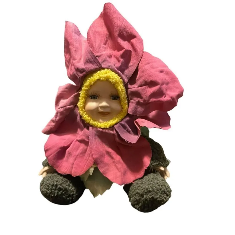 New Cuddle Kids Multicolor 2001 Fiona Flower Stuffed Animal Plush Toy 10